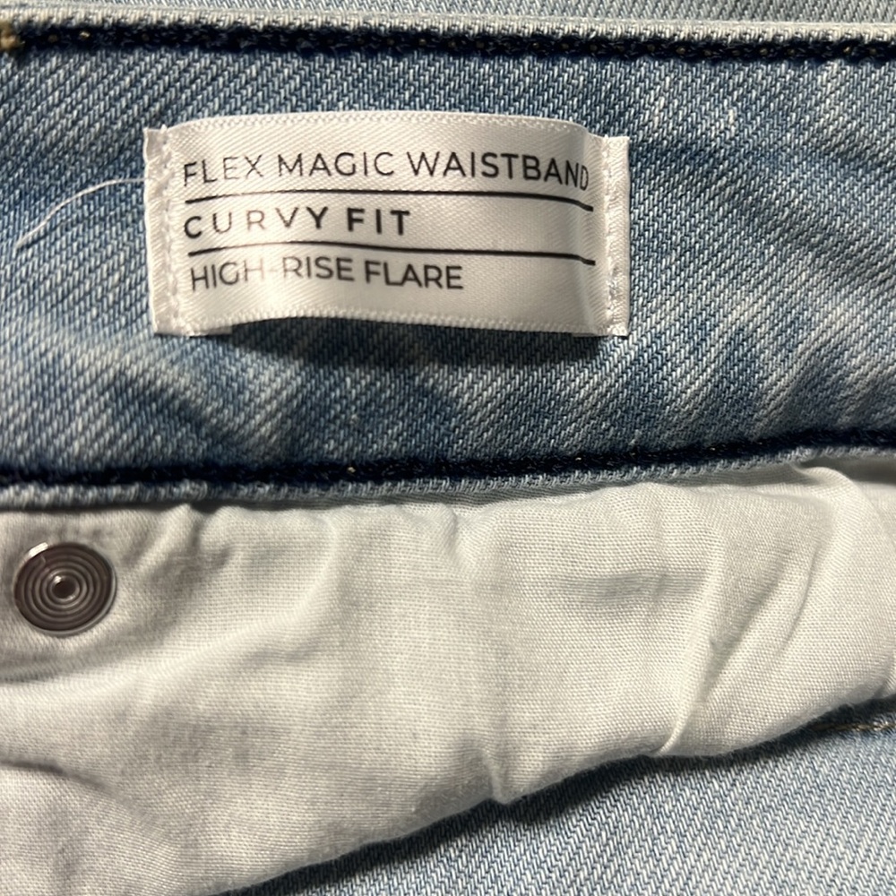 Lane Bryant High Rise Flare Jeans - Picture 6 of 8